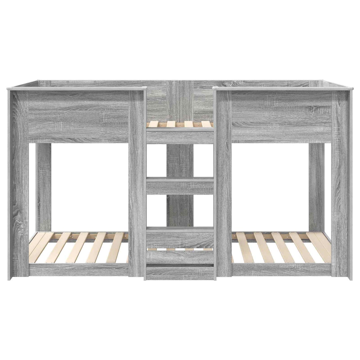Bunk Bed for Kids Grey Sonoma 90 x 200 cm Engineered Wood