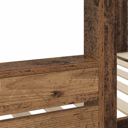 Bunk Bed for Kids Old Wood 90 x 200 cm Engineered Wood