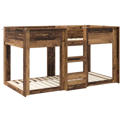 Bunk Bed for Kids Old Wood 90 x 200 cm Engineered Wood