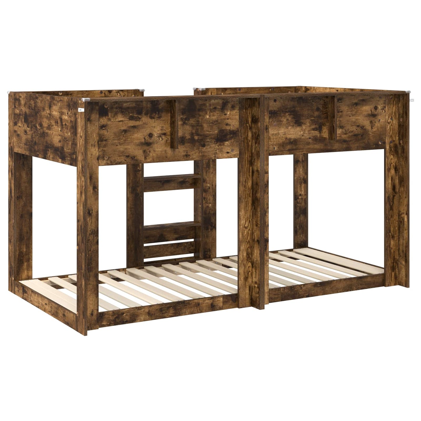Bunk Bed for Kids Smoked Oak 100 x 200 cm Engineered Wood