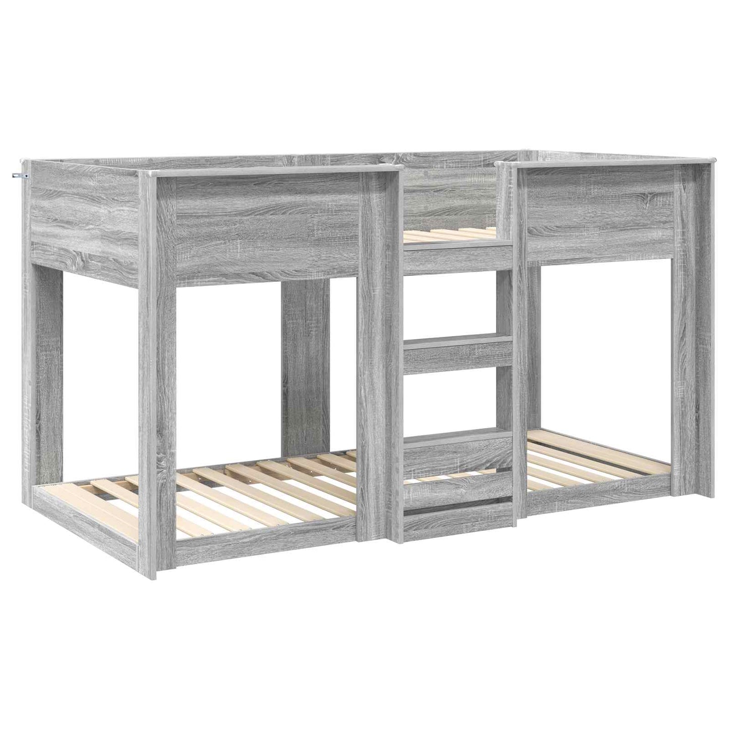 Bunk Bed for Kids Grey Sonoma 100 x 200 cm Engineered Wood