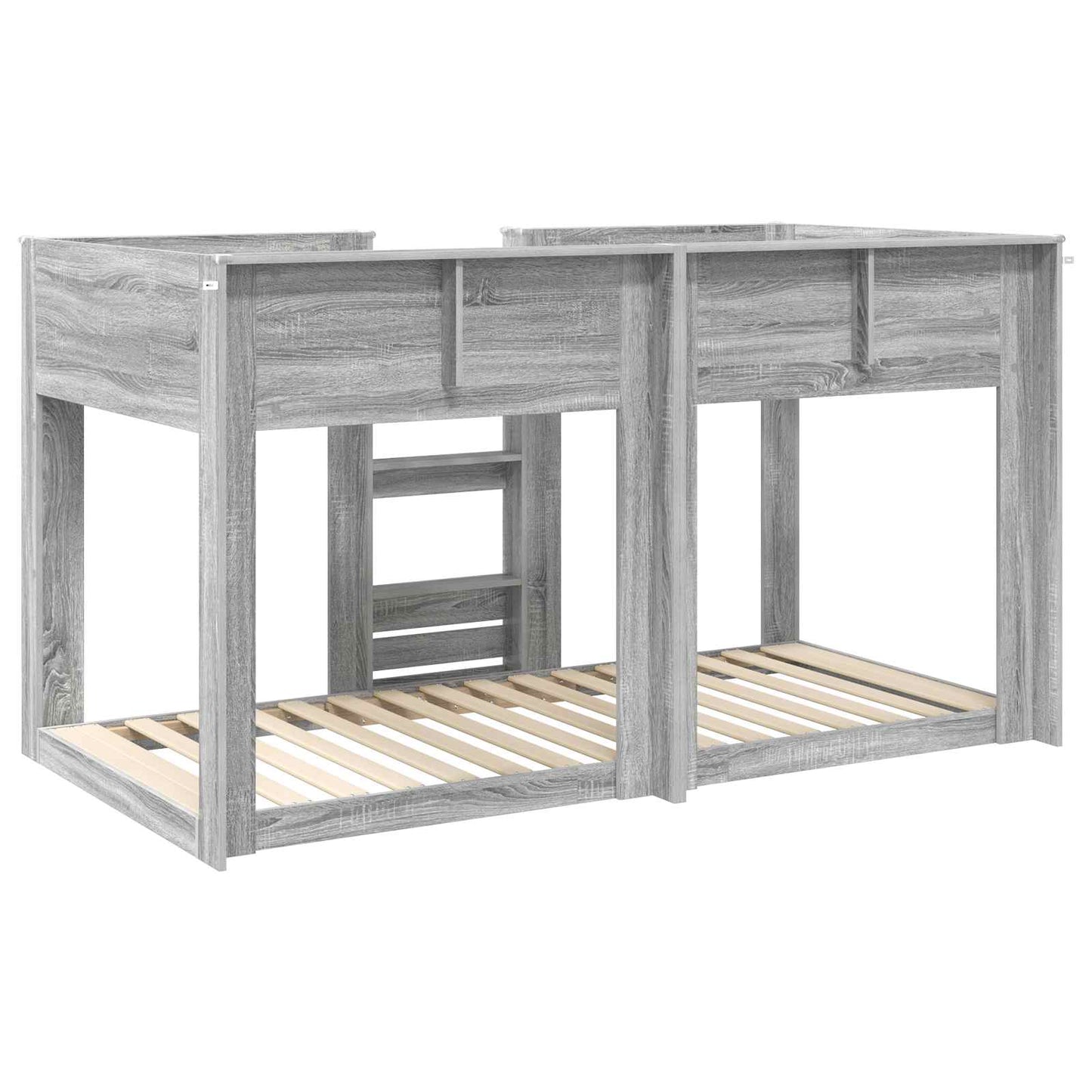 Bunk Bed for Kids Grey Sonoma 100 x 200 cm Engineered Wood