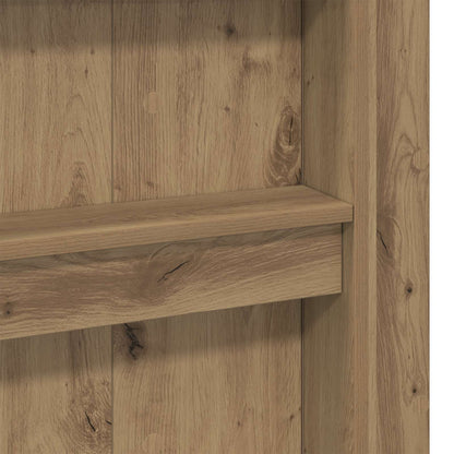 Loft Bed Frame with Desk with Shelf Artisan Oak 75 x 190 cm