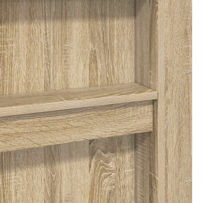 Loft Bed Frame with Desk with Storage Sonoma Oak 100 x 200 cm