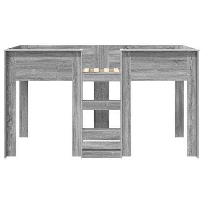 Bunk Bed for Kids Grey Sonoma 75 x 190 cm Engineered wood