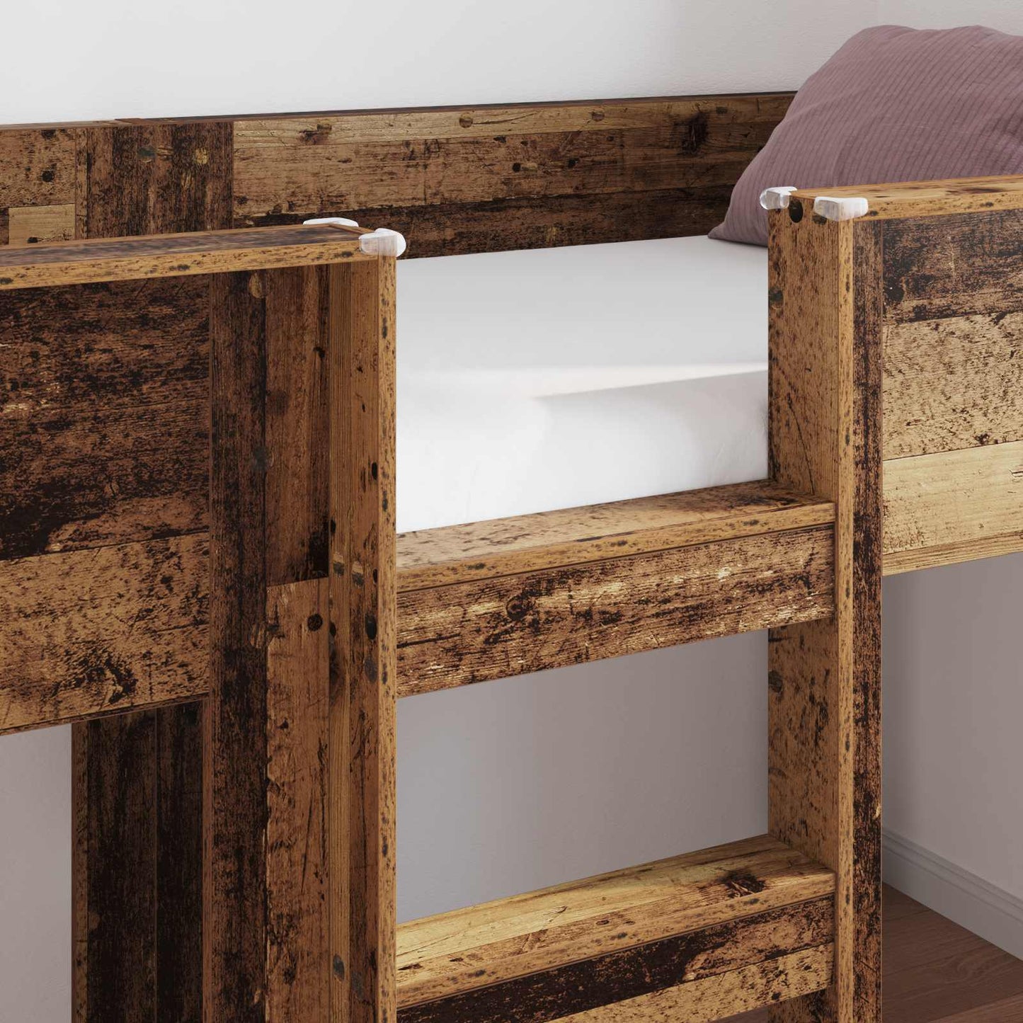 Bunk Bed for Kids Old Wood 75 x 190 cm Engineered wood