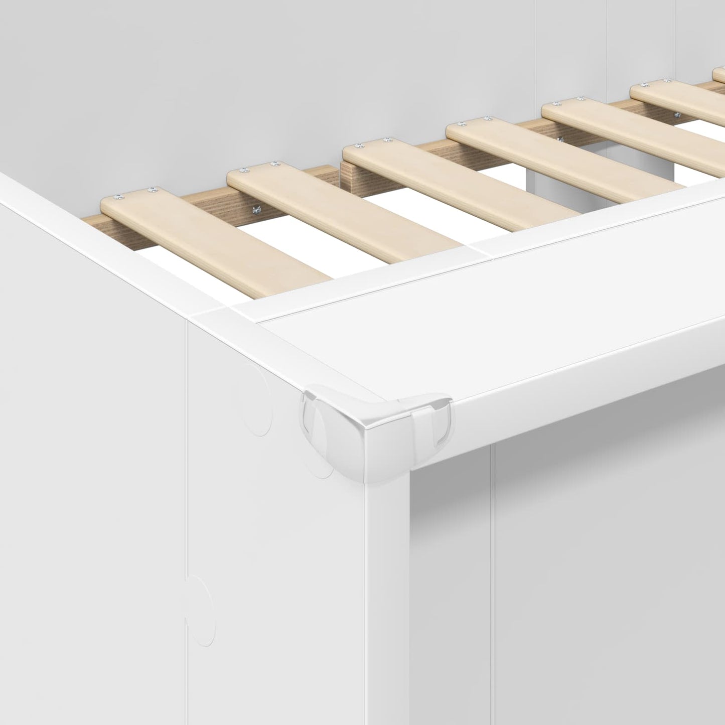 Bunk Bed for Kids White 90 x 190 cm Engineered wood