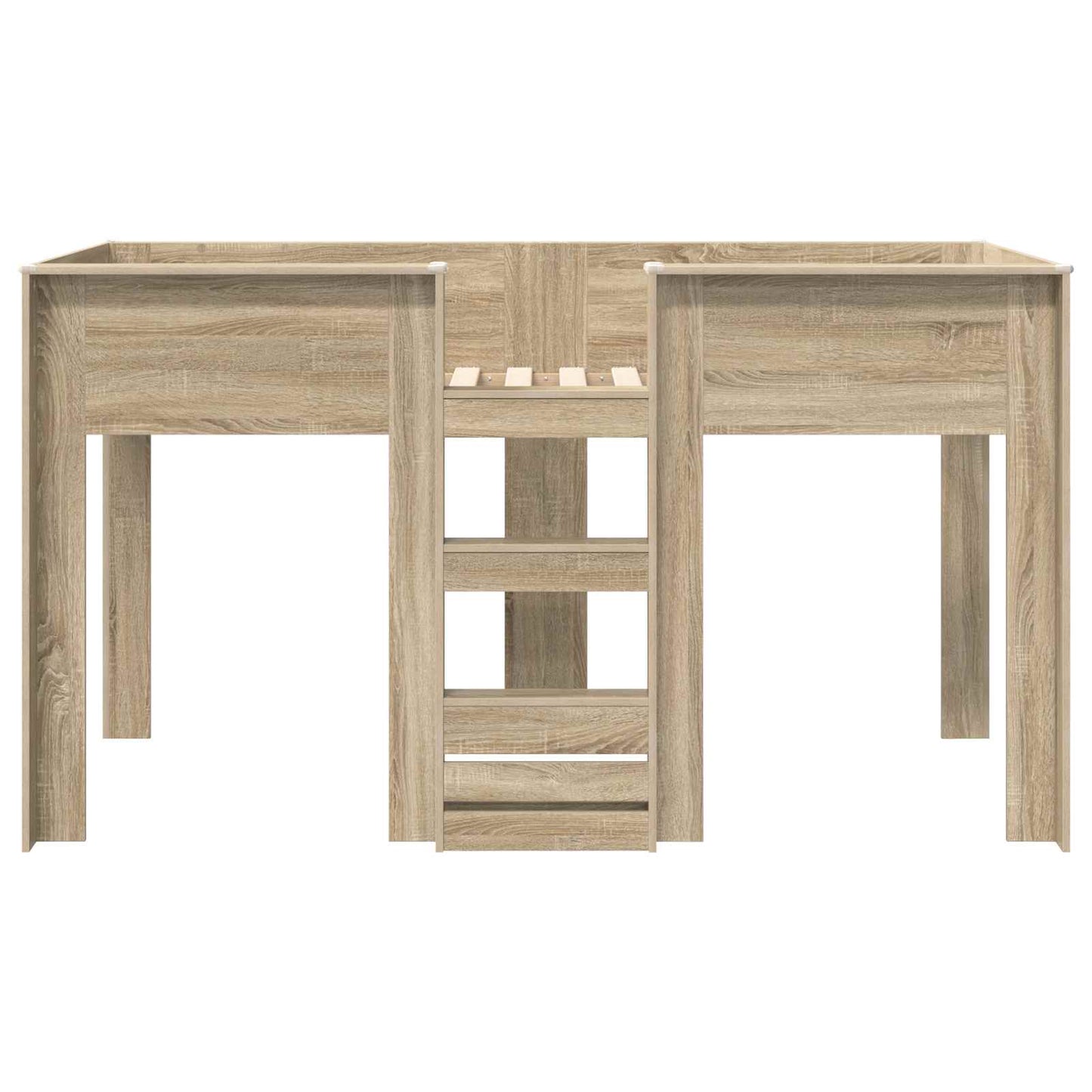 Bunk Bed for Kids Sonoma Oak 90 x 190 cm Engineered wood