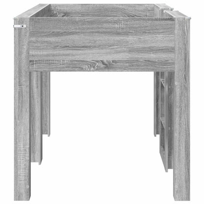 Bunk Bed for Kids Grey Sonoma 90 x 190 cm Engineered wood