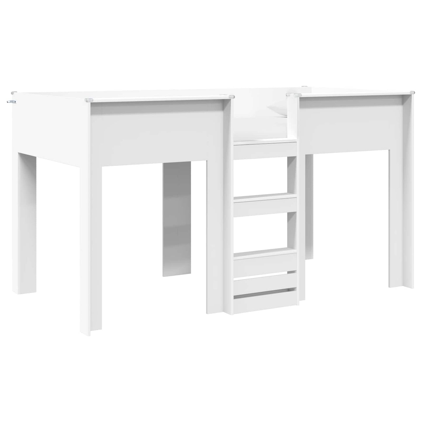 Bunk Bed for Kids White 80 x 200 cm Engineered wood