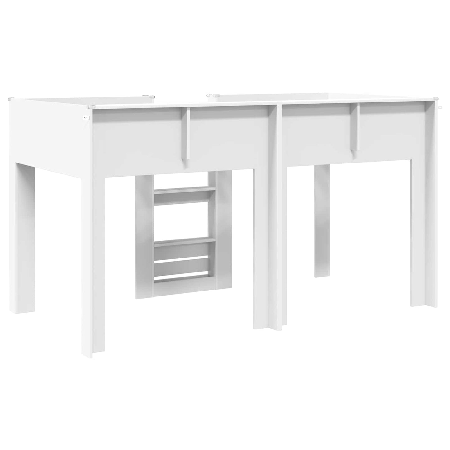 Bunk Bed for Kids White 80 x 200 cm Engineered wood