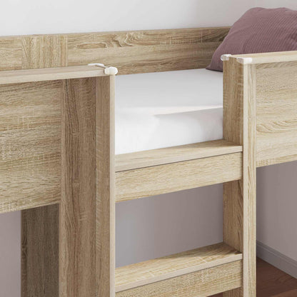 Bunk Bed for Kids Sonoma Oak 80 x 200 cm Engineered wood
