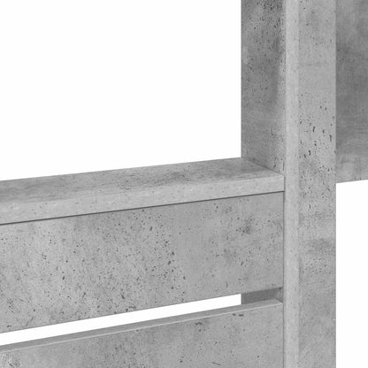Bunk Bed for Kids Concrete Grey 80 x 200 cm Engineered wood