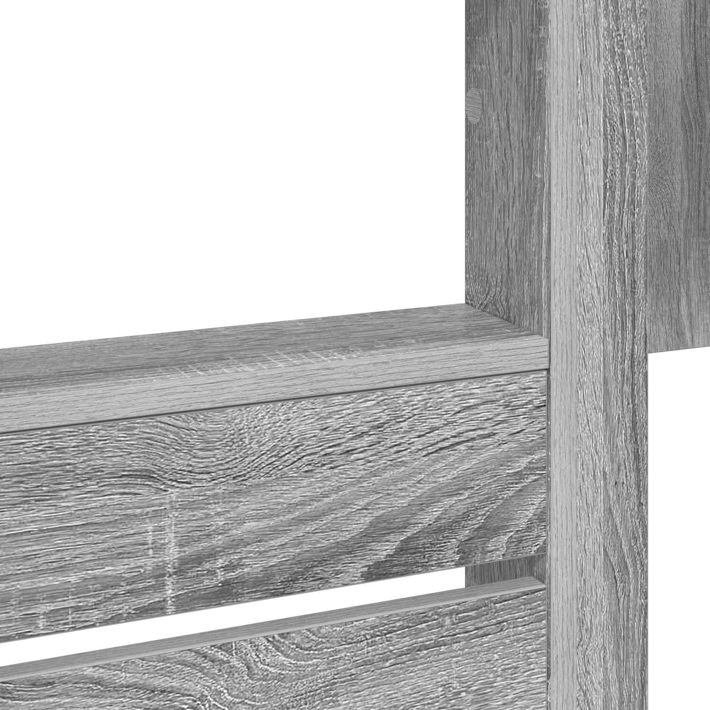 Bunk Bed for Kids Grey Sonoma 80 x 200 cm Engineered wood