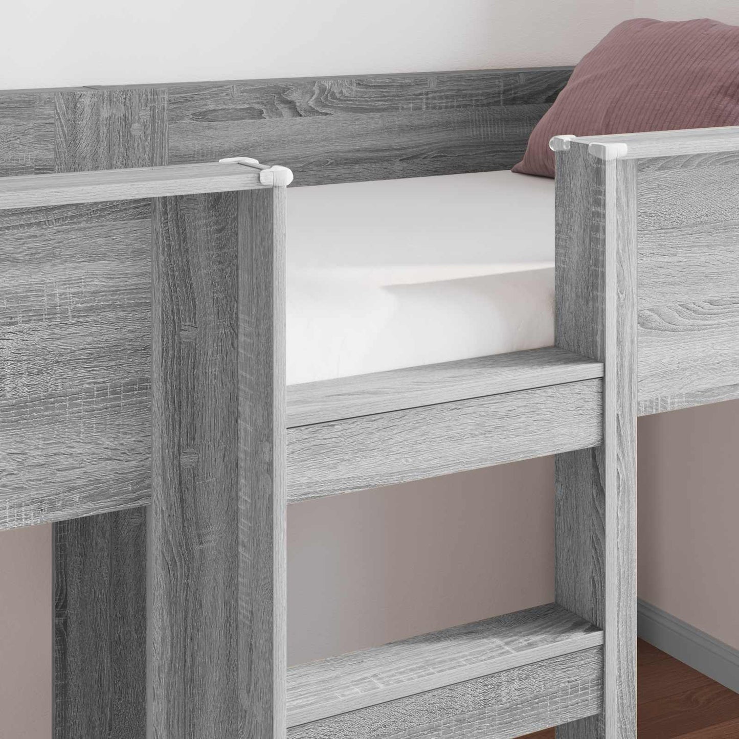 Bunk Bed for Kids Grey Sonoma 80 x 200 cm Engineered wood