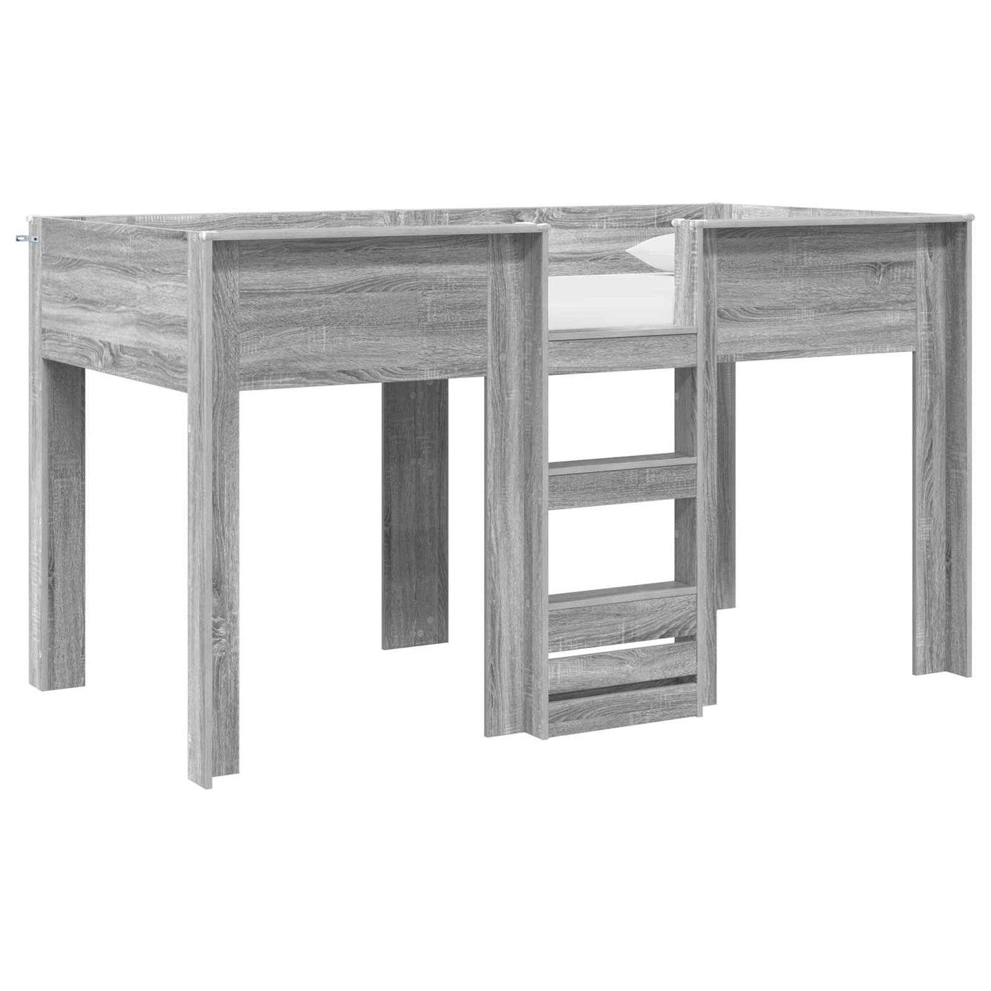 Bunk Bed for Kids Grey Sonoma 80 x 200 cm Engineered wood