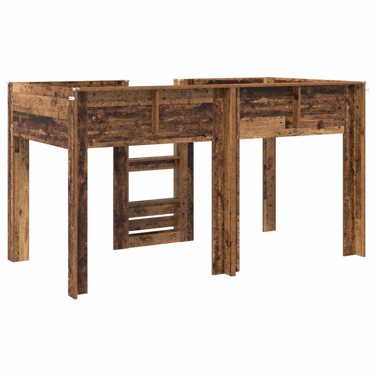 Bunk Bed for Kids Old Wood 80 x 200 cm Engineered wood