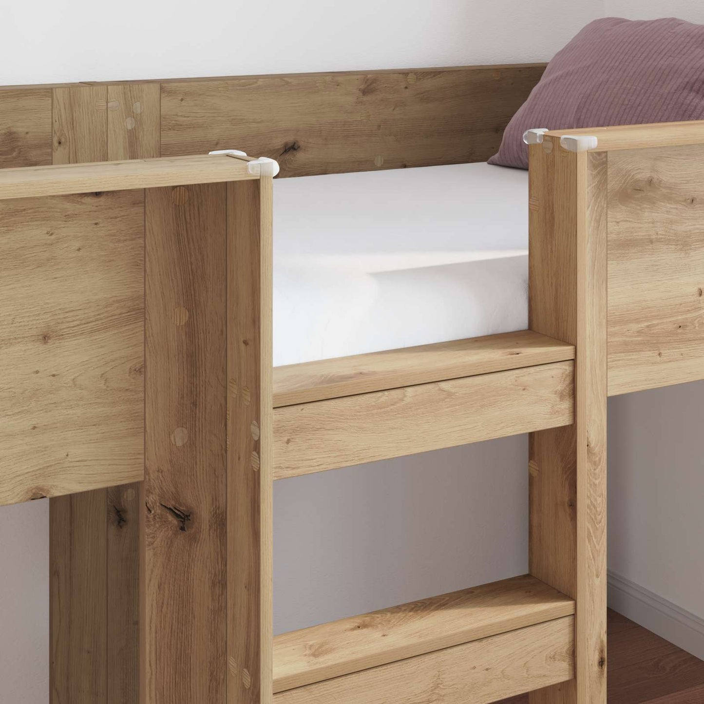 Bunk Bed for Kids Artisan Oak 80 x 200 cm Engineered wood
