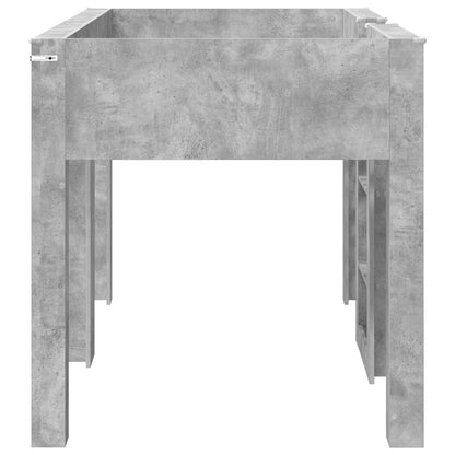Bunk Bed for Kids Concrete Grey 90 x 200 cm Engineered wood