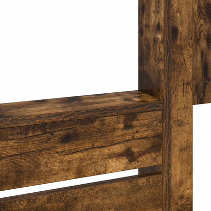 Bunk Bed for Kids Smoked Oak 90 x 200 cm Engineered wood