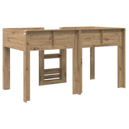 Bunk Bed for Kids Artisan Oak 90 x 200 cm Engineered wood