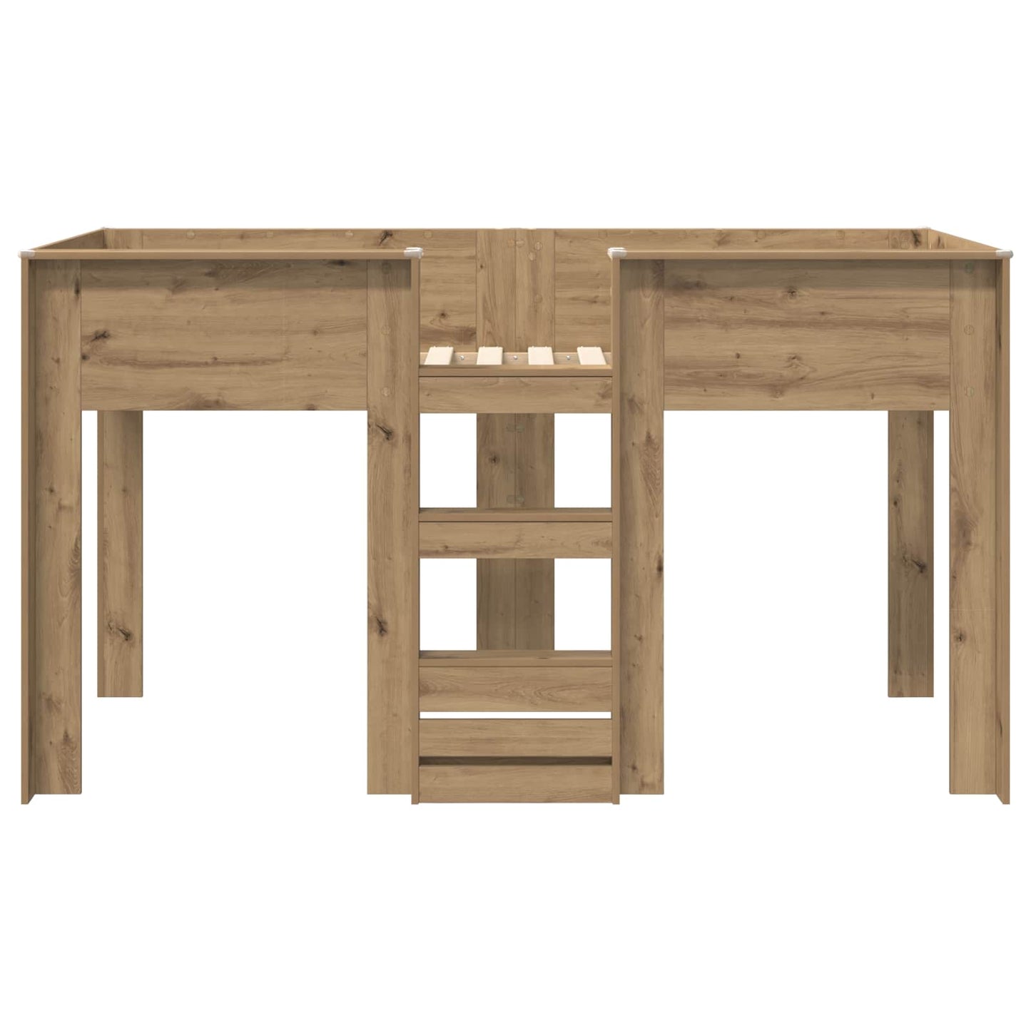 Bunk Bed for Kids Artisan Oak 90 x 200 cm Engineered wood