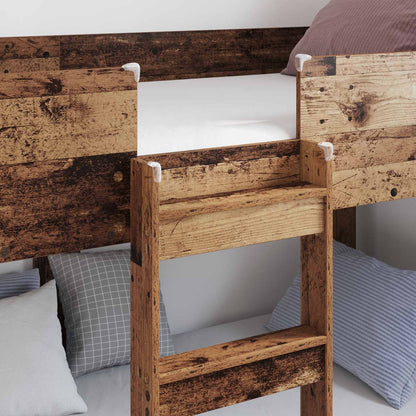 Bunk Bed for Kids Old Wood 100 x 200 cm Engineered Wood