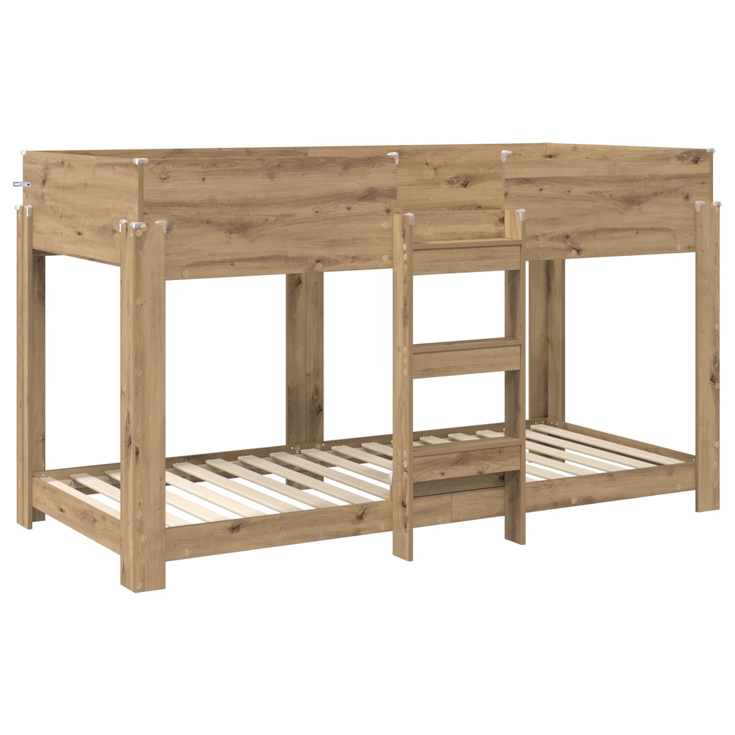 Bunk Bed for Kids Artisan Oak 100 x 200 cm Engineered Wood
