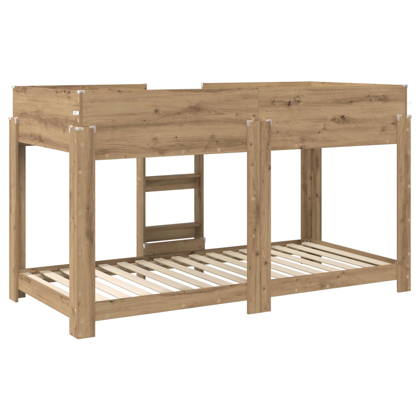 Bunk Bed for Kids Artisan Oak 100 x 200 cm Engineered Wood