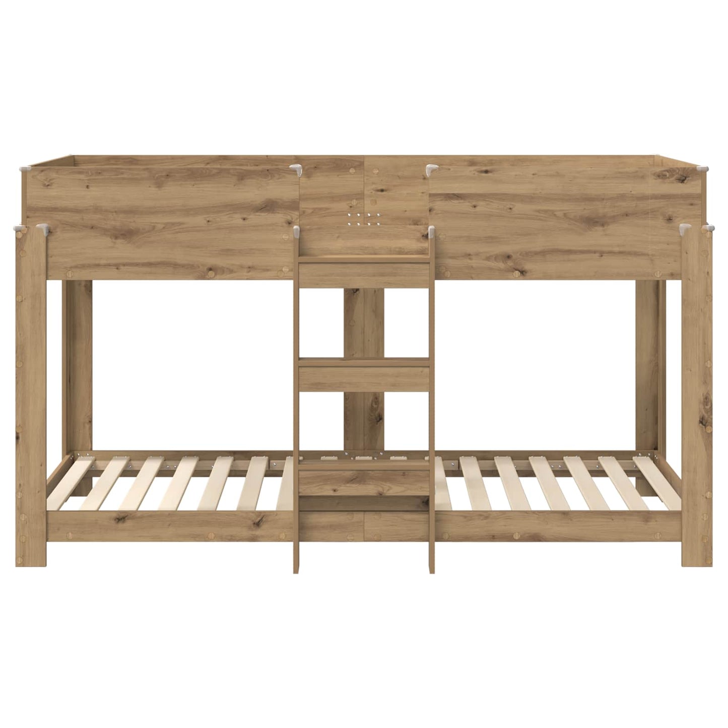Bunk Bed for Kids Artisan Oak 100 x 200 cm Engineered Wood