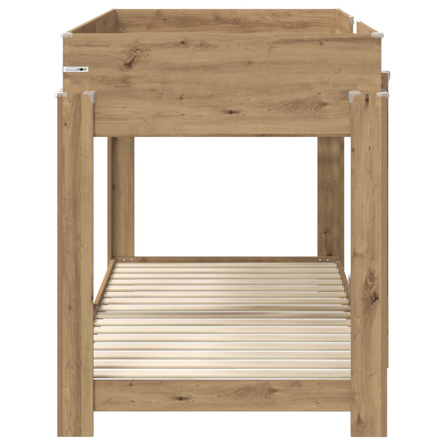 Bunk Bed for Kids Artisan Oak 100 x 200 cm Engineered Wood