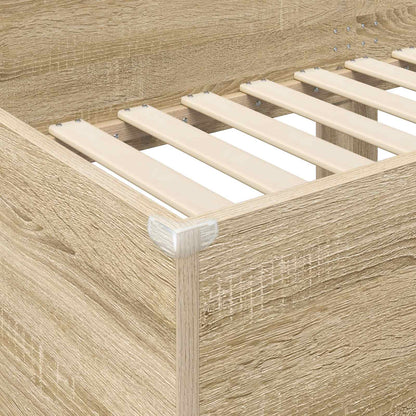 Bunk Bed for Kids Sonoma Oak 90 x 200 cm Engineered Wood