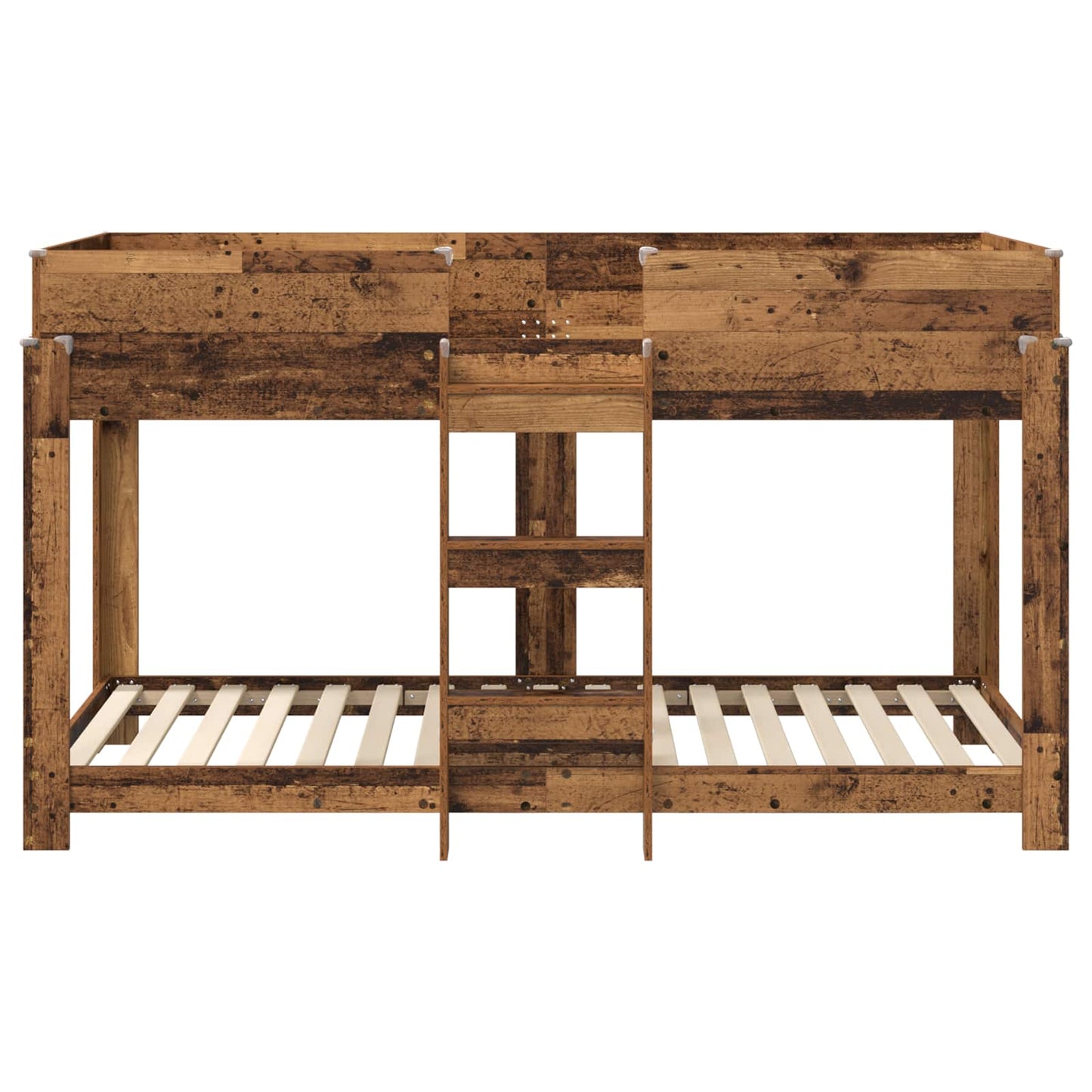 Bunk Bed for Kids Old Wood 90 x 200 cm Engineered Wood
