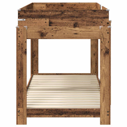 Bunk Bed for Kids Old Wood 80 x 200 cm Engineered Wood