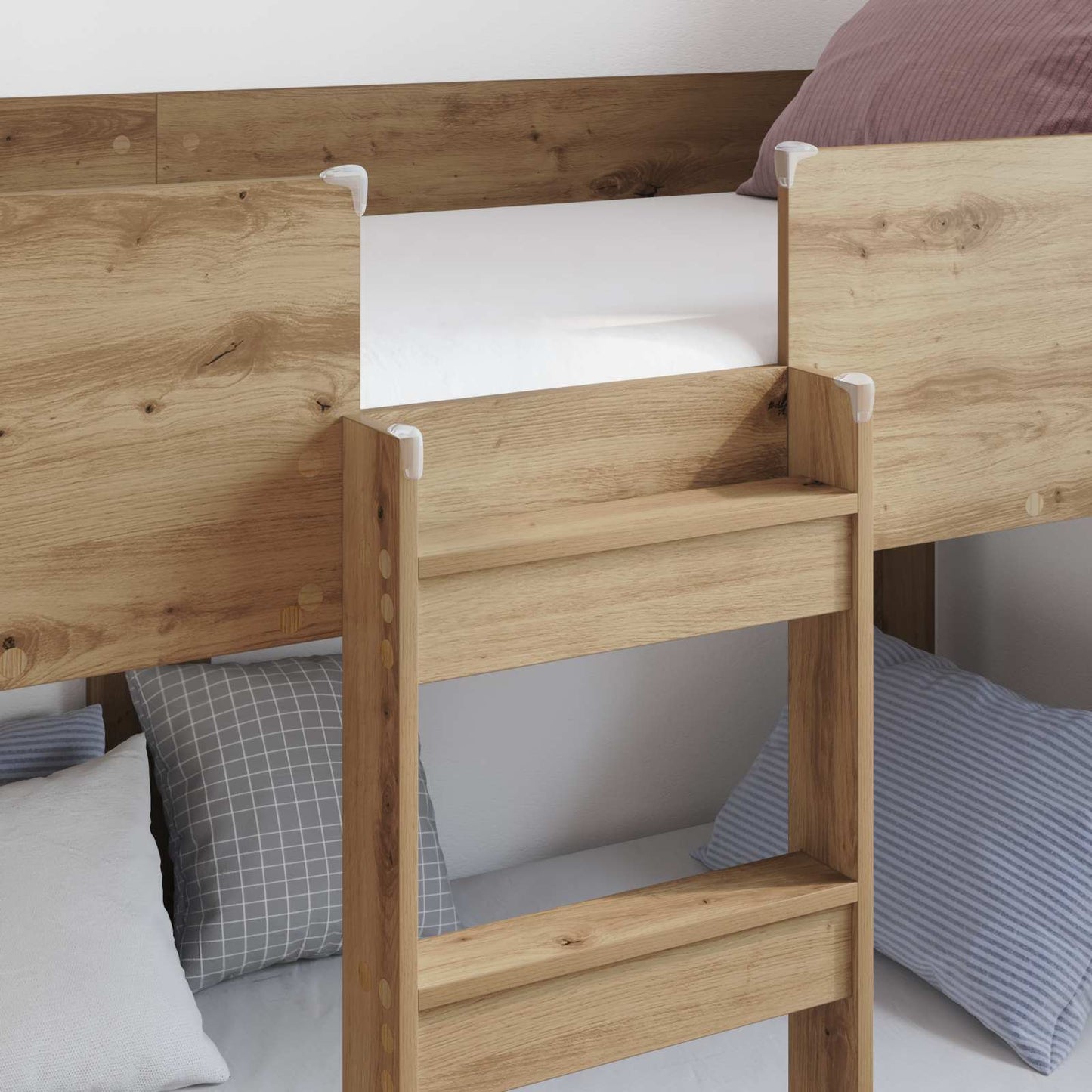 Bunk Bed for Kids Artisan Oak 80 x 200 cm Engineered Wood