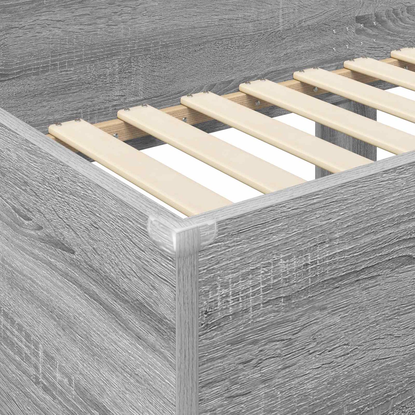 Bunk Bed for Kids Grey Sonoma 90 x 190 cm Engineered Wood