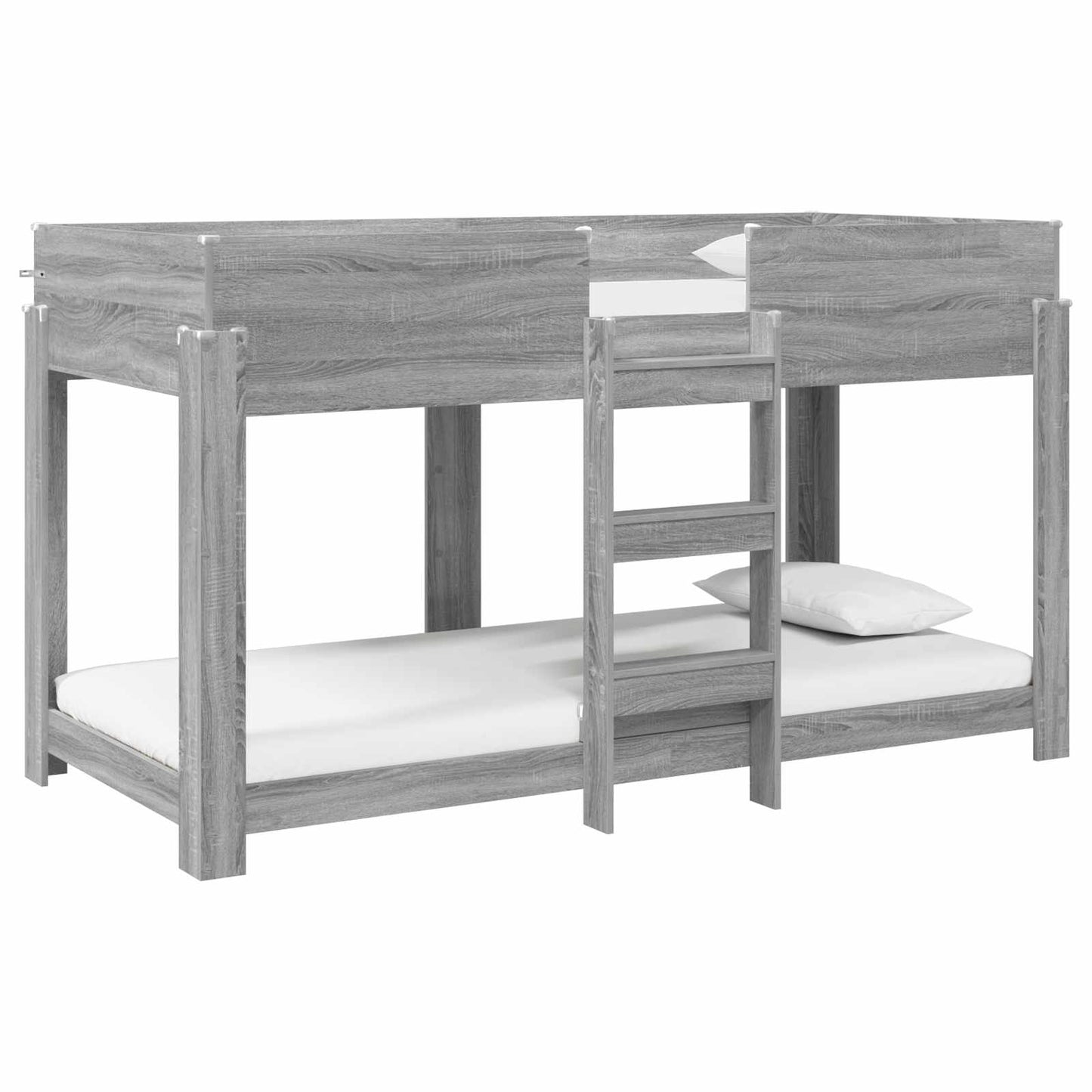 Bunk Bed for Kids Grey Sonoma 90 x 190 cm Engineered Wood
