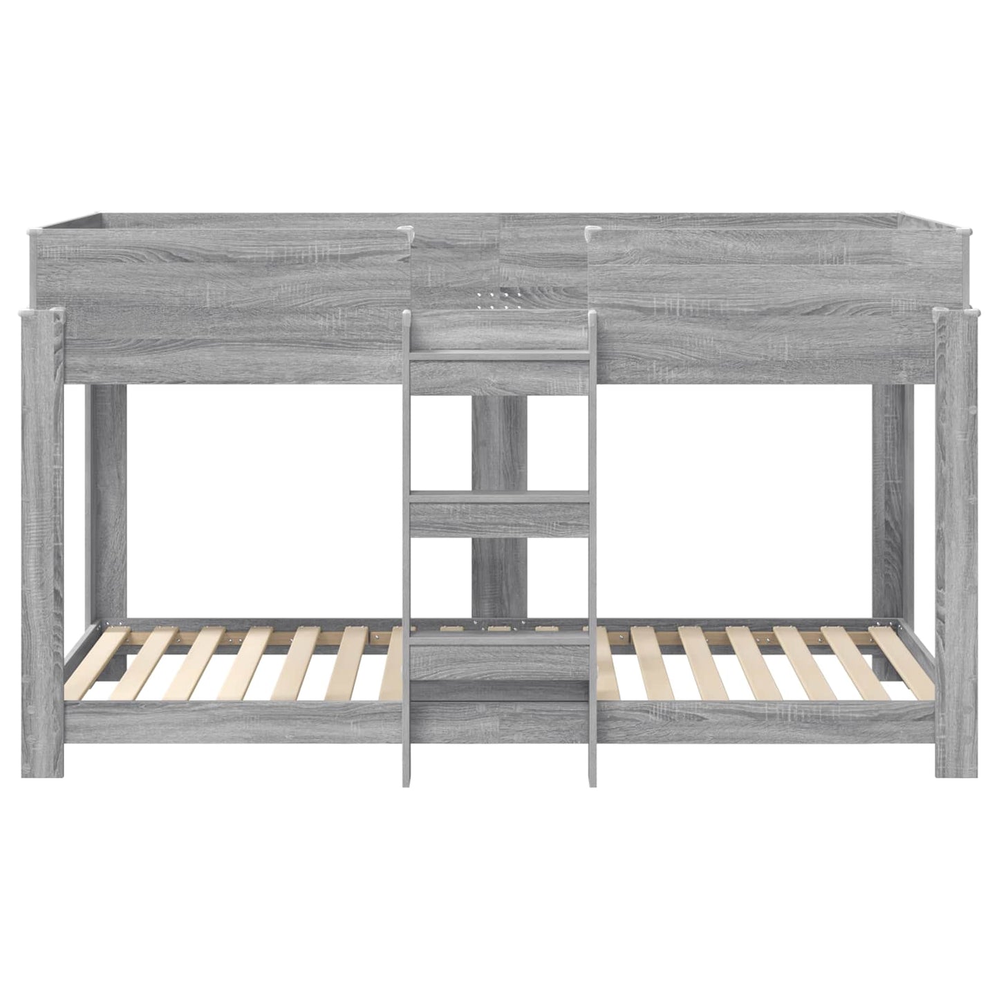 Bunk Bed for Kids Grey Sonoma 90 x 190 cm Engineered Wood