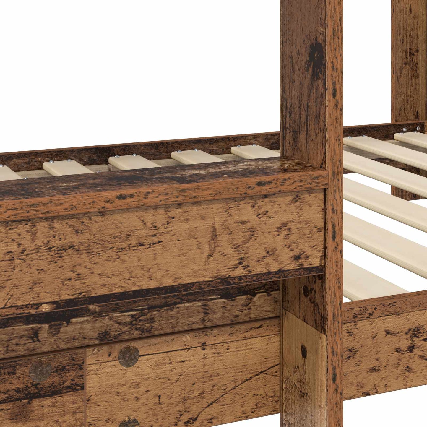 Bunk Bed for Kids Old Wood 90 x 190 cm Engineered Wood