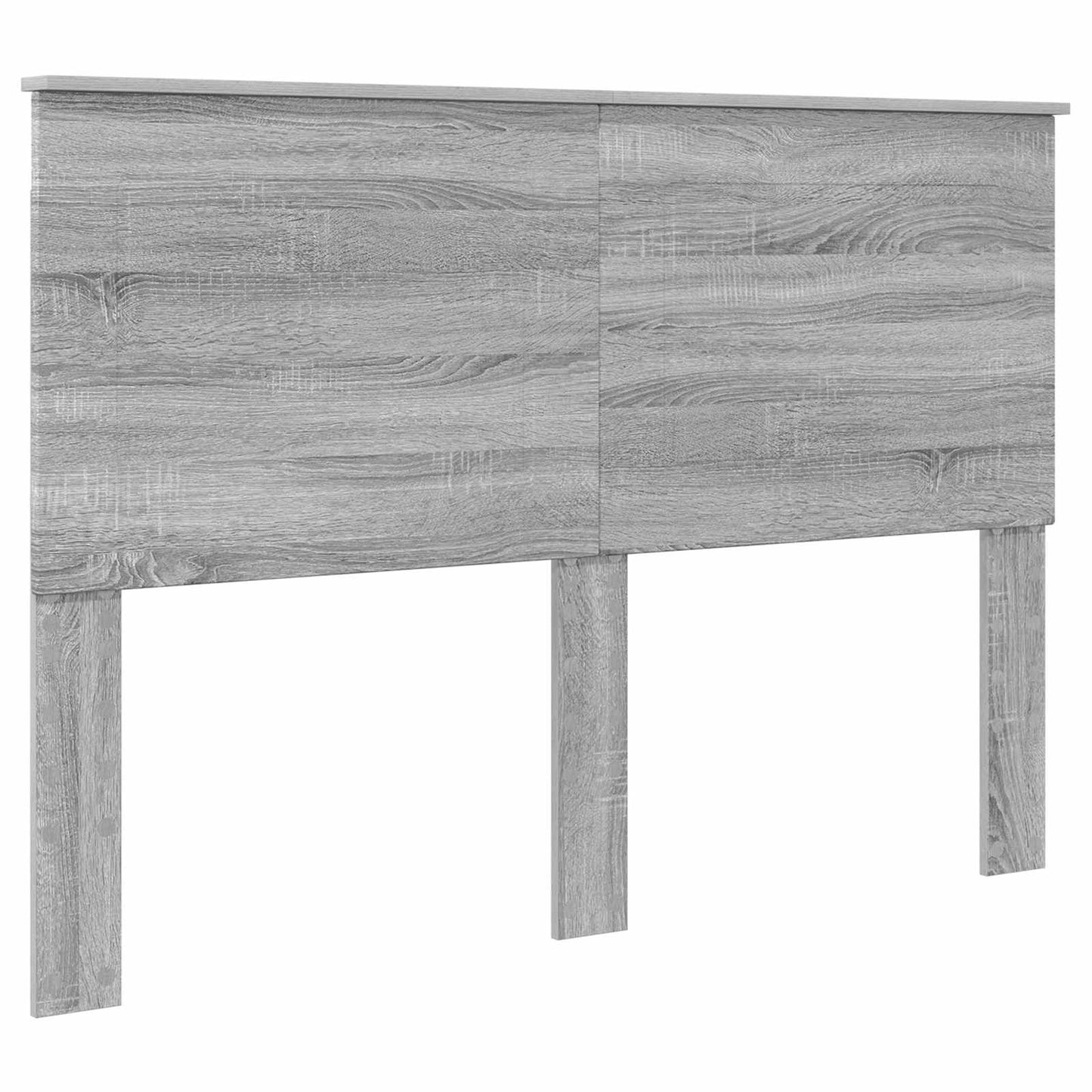 Bed Frame Grey Sonoma 160 x 200 cm Solid Pine Wood