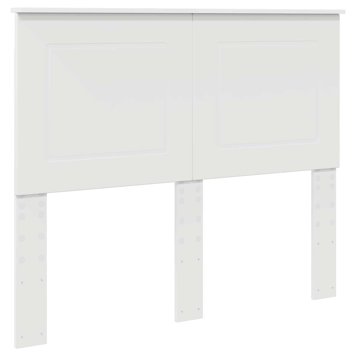 Bed Frame with Headboard White 120 x 190 cm Solid Pine Wood