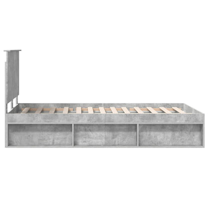 Bed Frame with Headboard Concerte 120 x 190 cm Solid Pine Wood