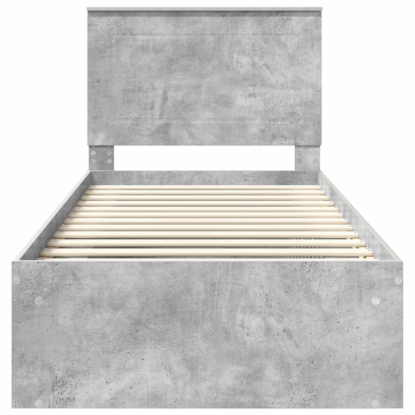 Bed Frame with Headboard Concerte 90 x 200 cm Solid Pine Wood