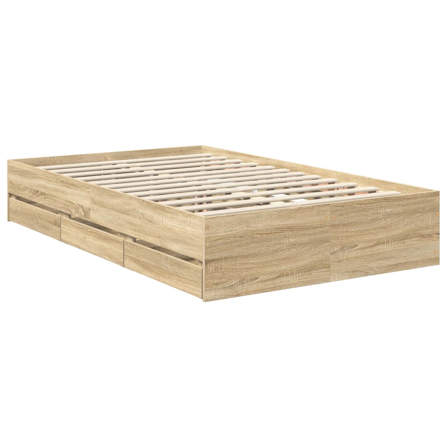 Bed Frame Sonoma Oak Engineer Wood