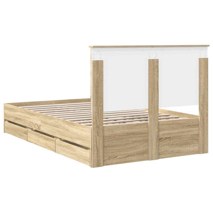 Bed Frame Sonoma Oak Engineer Wood