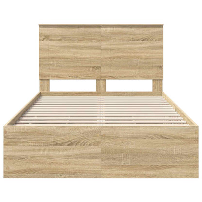Bed Frame Sonoma Oak Engineer Wood