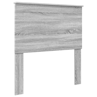 Bed Frame with Drawer Grey Sonoma 90 x 200 cm Engineer Wood