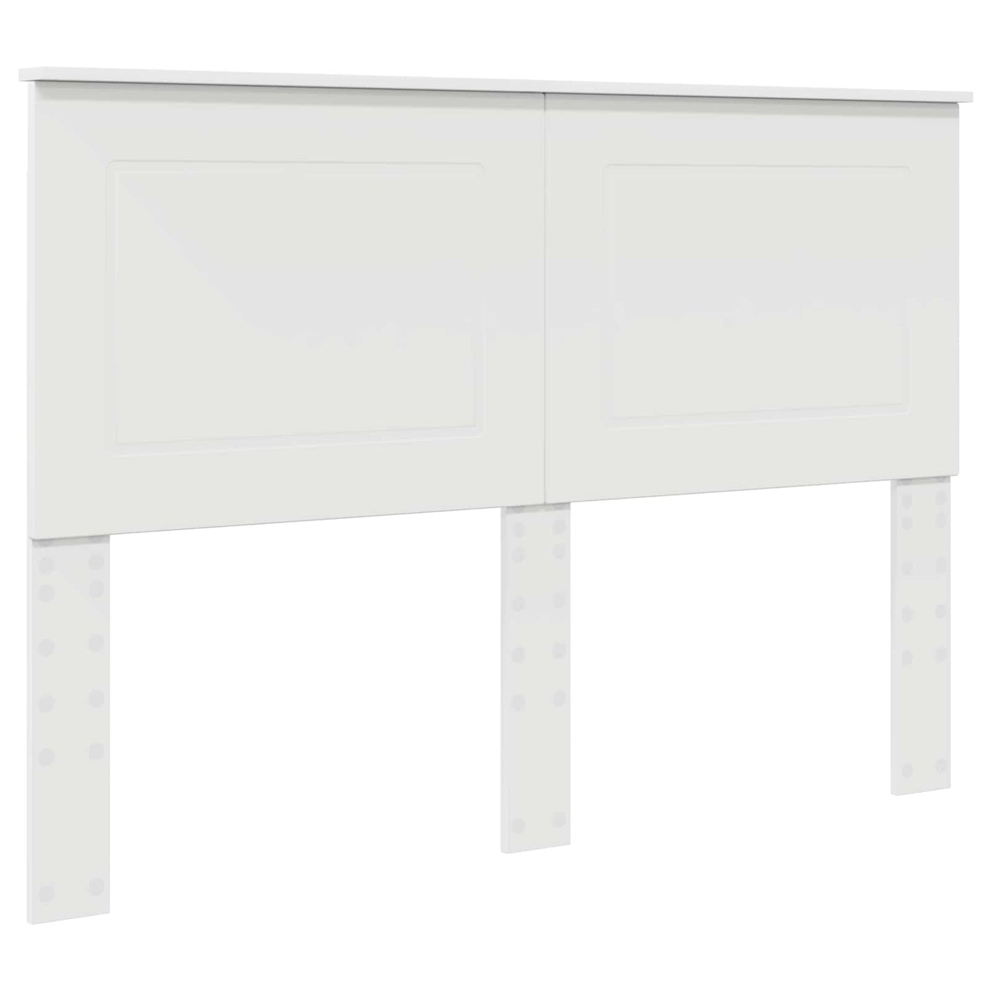 Storage Bed with Headboard White 140 x 200 cm Engineered Wood