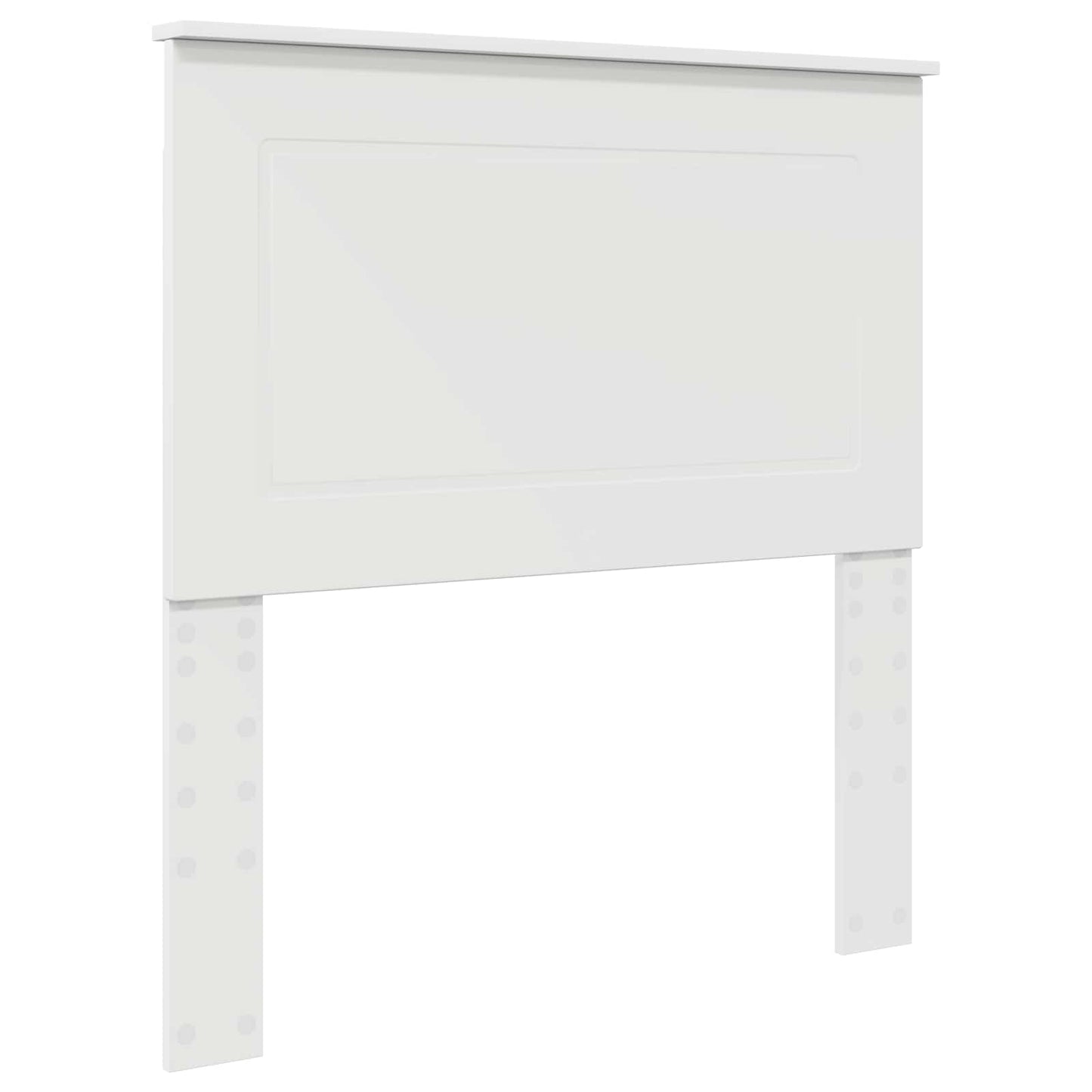 Storage Bed with Headboard White 75 x 190 cm Engineered Wood