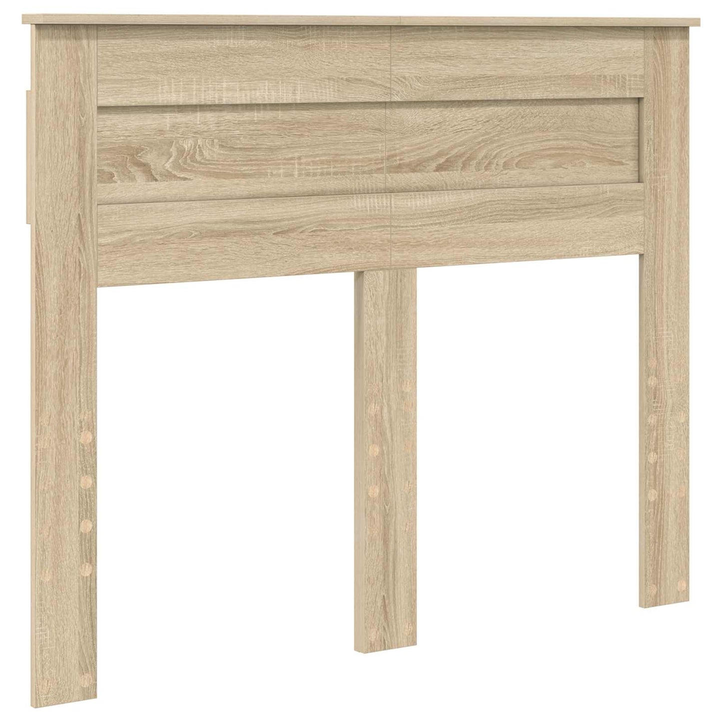 Bed Frame with Headboard Sonoma 120 x 190 cm Solid Pine Wood